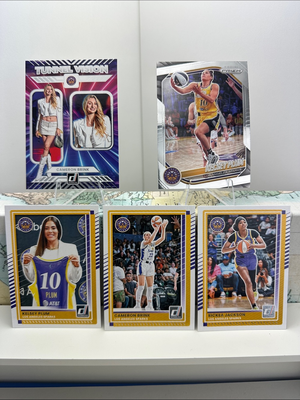 Cameron Brink/Kelsey Plum w/ Rickea Jackson LA Sparks